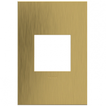  AWC1G2BSB4 - Brushed Satin Brass, 1-Gang  Wall Plate