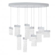  1090P40-10-269-O - Carolina LED Chandelier With Pewter Finish