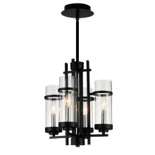  9827P14-4-101 - Sierra 4 Light Up Mini Pendant With Black Finish