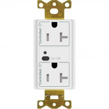  CAR2S-15-DTR-WH - 15A DUPLEX RF RECEPTACLE WHITE