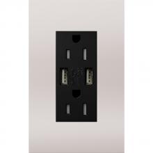  LTR-F15-UBTR-BC - DUPLEX 15A TR DUAL USB RECEPTACLE BC FP