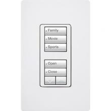  RRD-W1RLD-WH - RADIORA2 1RLD WALL KEYPAD WHITE