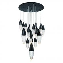 Eurofase 43860-025 - Ecrou 22 Light Chandelier in Black