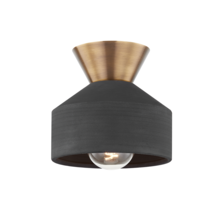  C9808-PBR/CBK - COVINA Flush Mount