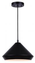  IPL1020A13BK - BYCK, IPL1020A13BK, MBK Color, 1 Lt 12.75" Width Pendant, 60W Type A, 12.75" W x 9.5 - 57.5&