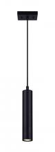  IPL764A01BK10 - Carver 1 Light Pendant, Black Finish