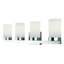  IVL429A04CH - Milo 4 Light Vanity, Chrome Finish