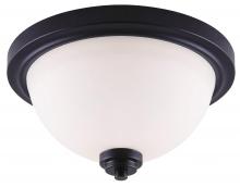  IFM326A13BK - Portia 2 Light Flush Mount, Black Finish