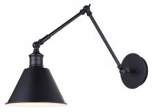  IWF582A01BK - Morocco 1 Light Sconce, Black Finish