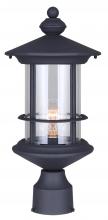  IOL303BK - Treehouse 1 Light Outdoor Lantern, Black Finish