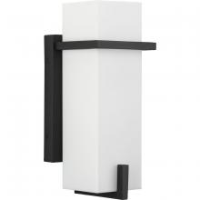  P560361-031 - Antrim Collection One-Light Black Modern Small Outdoor Wall Lantern