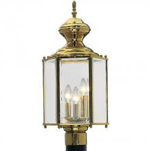  P5432-10 - BrassGUARD Collection Three-Light Post Lantern