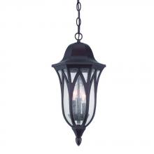  39816ABZ - Milano Collection Hanging Lantern 3-Light Outdoor Architectural Bronze Light Fixture