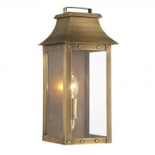  8413AB - Manchester 1-Light Outdoor Aged Brass Light Fixture