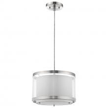 Acclaim Lighting BP8948 - Lux 1-Light Brushed Nickel Pendant