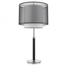  BT7132 - Roosevelt 1-Light Espresso And Brushed Nickel Table Lamp