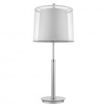  BT7143 - Nimbus 1-Light Metallic Silver And Polished Chrome Table Lamp