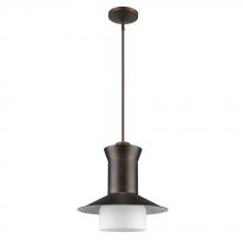  IN21165ORB - Greta Indoor 1-Light Pendant W/Glass Shade In Oil Rubbed Bronze