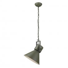  TP10026GN - Crew 1-Light Green Pendant