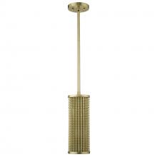 Acclaim Lighting TP20010GD - Basetti 1-Light Gold Pendant