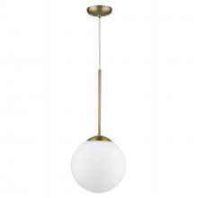  TP30001ATB - Solea 1-Light Antique Brass Pendant