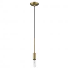  TP30018AB - Perret 1-Light Aged Brass Mini Pendant