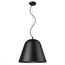  TP30075BK - Knell 1-Light Matte Black Pendant