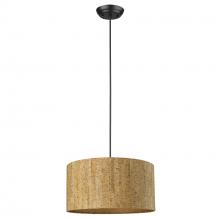  TP30090BK - Lisbon 1-Light Matte Black Pendant