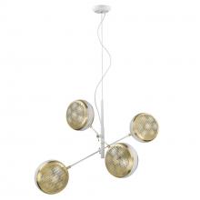  TP30122WH - Tholos 4-Light White Pendant