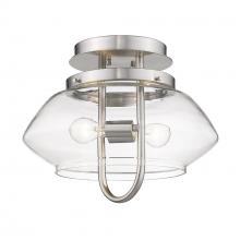  TP60061SN - Garner 2-Light Satin Nickel Flush Mount