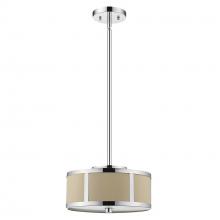  TP7594 - Butler 2-Light Polished Chrome Convertible Flushmount