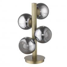  TT80041AB - Lunette 4-Light Aged Brass Table Lamp