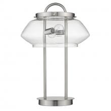  TT80062SN - Garner 2-Light Satin Nickel Table Lamp