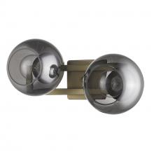  TW40037AB - Lunette 2-Light Aged Brass Sconce