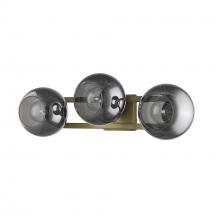  TW40040AB - Lunette 3-Light Aged Brass Sconce