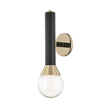  H169101-PB/BK - Via Wall Sconce