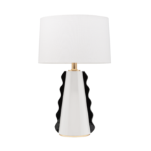 Mitzi by Hudson Valley Lighting HL337201-BW/GL - 1 Light Table Lamp