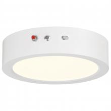  20881LEDCSEM-WH/ACR - 3CCT Emergency Backup LED Flush Mount