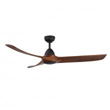  CF77860-MB/DW - Baylor 60-in Matte Black/Dark Walnut LED Ceiling Fan