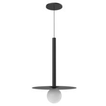  PD15519-BK - Elixir 19-in Black LED Pendant