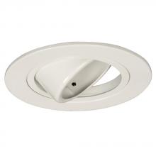  207WH - 4" Line Voltage Gimble Ring - White