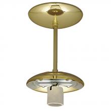  61008-B - Semi-Flush Mount Light Holder - Polished Brass