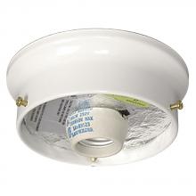  61038-W - Flush Mount Light Holder - White