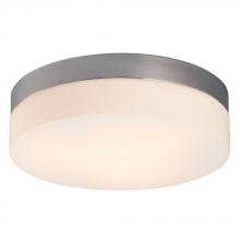Galaxy Lighting L612314CH016A1 - LED Flush Mount Ceiling Light - in Polished Chrome finish with Satin White Glass