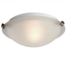  L680112FP010A1 - LED Flush Mount Ceiling Light - in Pewter finish with Frosted Glass