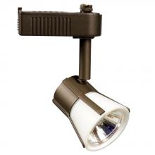  70135BZ/WH - Halogen Track Head - Bronze w/ White Glass