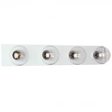  714200WH - Four Light Vanity Bar - White