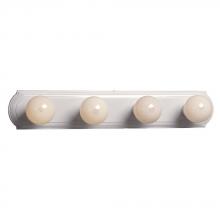  730224WH - Four Light Vanity Bar - White