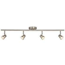  755594BN - Four Light Halogen Track - Brushed Nickel