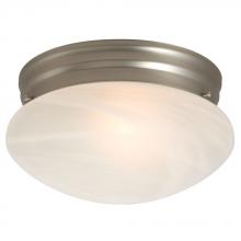 Galaxy Lighting 810310PT-213NPF - Utility Flush Mount Ceiling Light - in Pewter finish with Marbled Glass